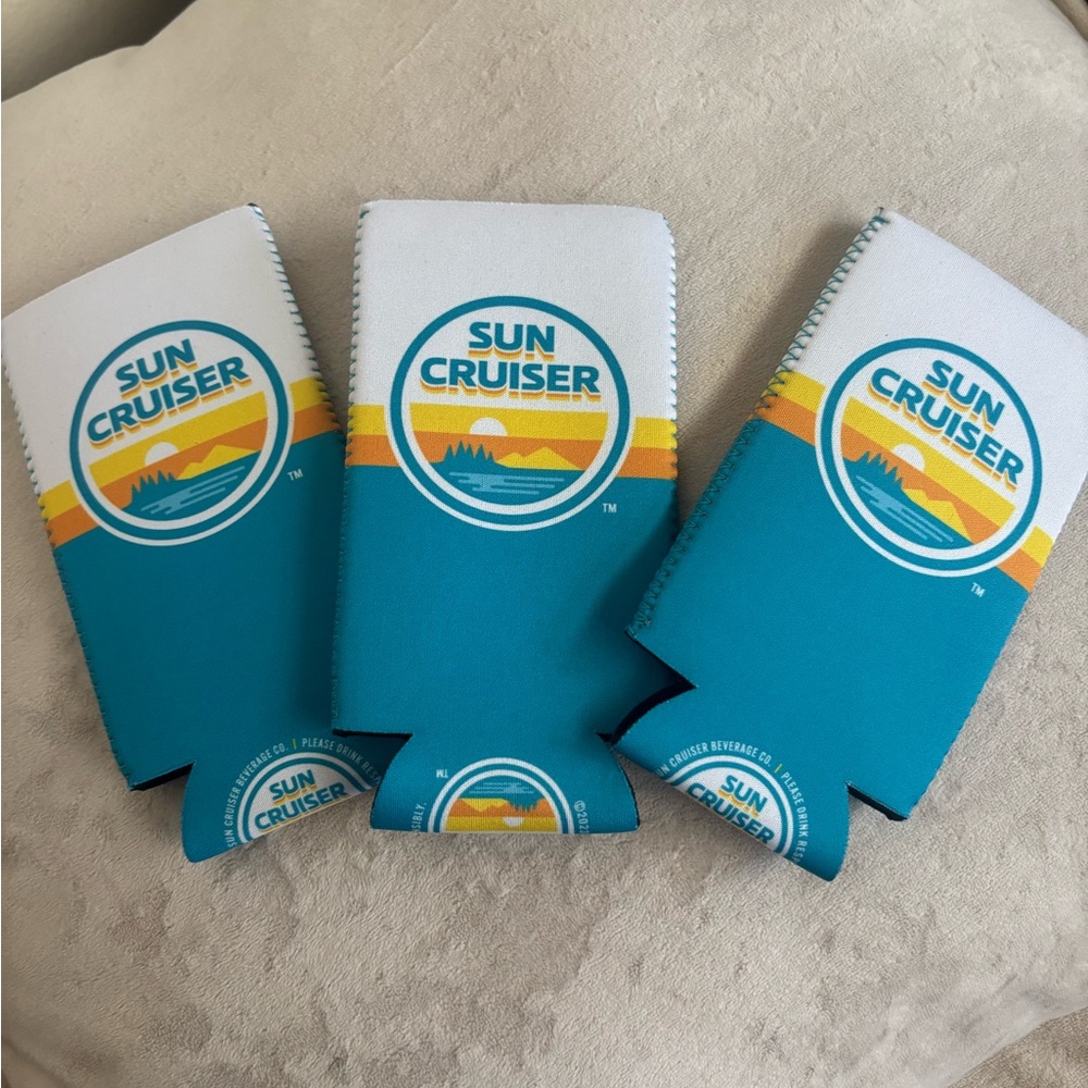 3 Sun Cruiser Iced Tea Lemonade Vodka Koozies